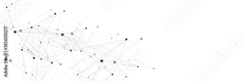 Genetic engineering and molecular structure. Neural network, scientific research concept. Suitable for innovation technology, medicine, healthcare and science. Vector