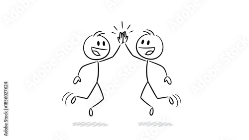 A happy family icon featuring a cartoon vector illustration of a man and woman with children, capturing a fun drawing of a healthy mother and baby filled with love