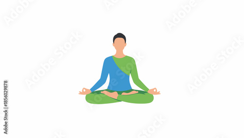 young woman doing yoga