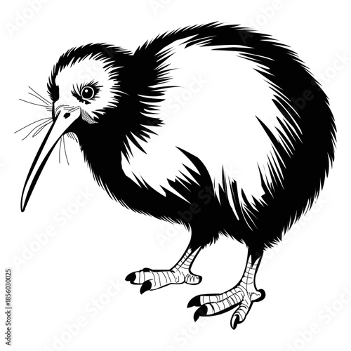Kiwi Bird Vector Art Design