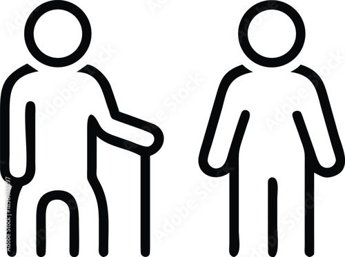 Vintage typographic decorative ornament design elements set vector illustration