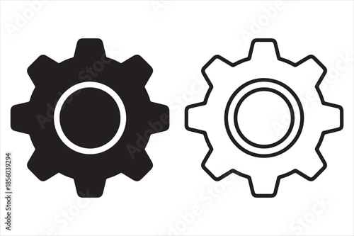 Two interlocking gears