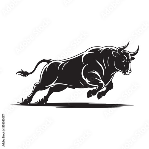 Firefly_Ideogram_A black silhouette of a running  37915 dKF