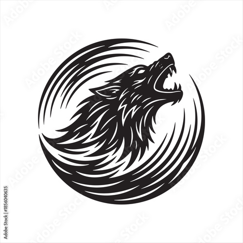 Firefly_Gemini Flash_A black silhouette of a werewolf 103761 KMf