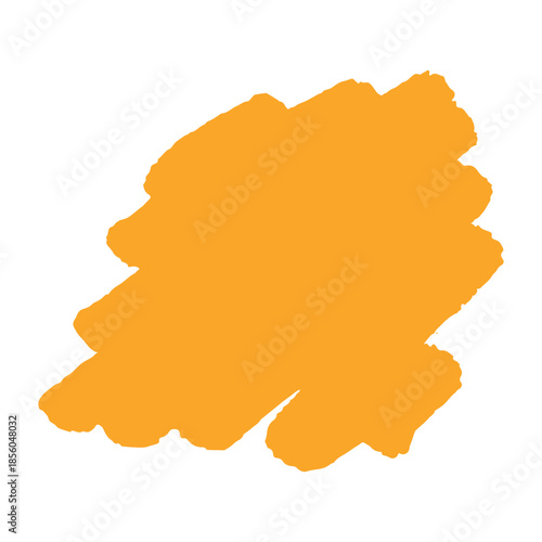 Brush paint stroke texture swatch Hand painted background Ink scribble dab clipart Paint smudge for tags and stamps design