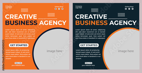 business social media post design and Vector illustration template