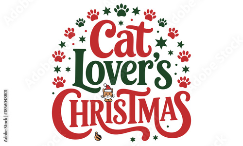 Christmas Cat EPS Design