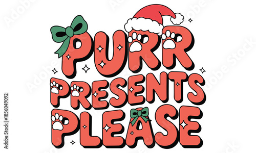 Christmas Cat EPS Design