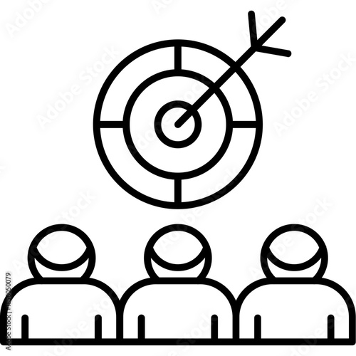 Mission Statement Outline Icon