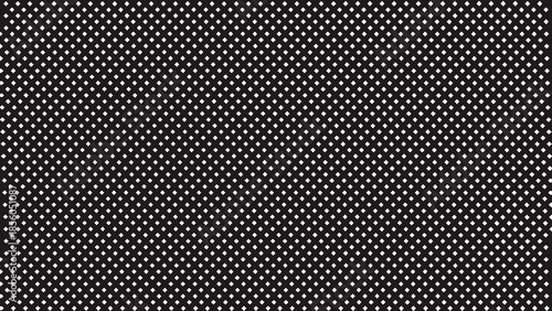 Dense pattern of small white dots on a black background uniform texture