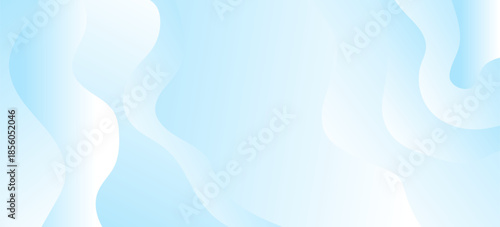 Abstract white wavy glowing lines on a blue background. Futuristic digital high-technology pattern. Health Care concept.