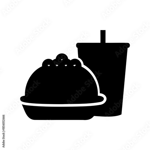 Classic snack combo featuring a bowl of crunchy popcorn and a refreshing cold drink