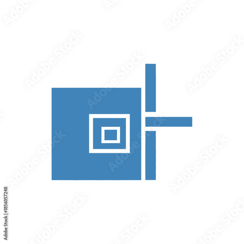 Minimal abstract log illustration viewed from a straightforward perspective showcasing simplicity and design elements