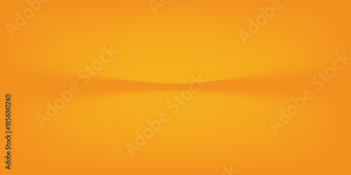 Yellow studio space. Limbo light background, eps10