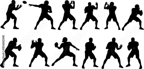 Professional Boxing and Martial Arts Stance Silhouettes