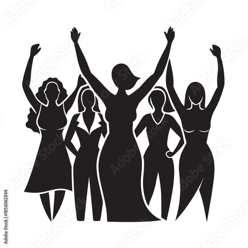 International Womens Day Diverse Female Forms Poster
