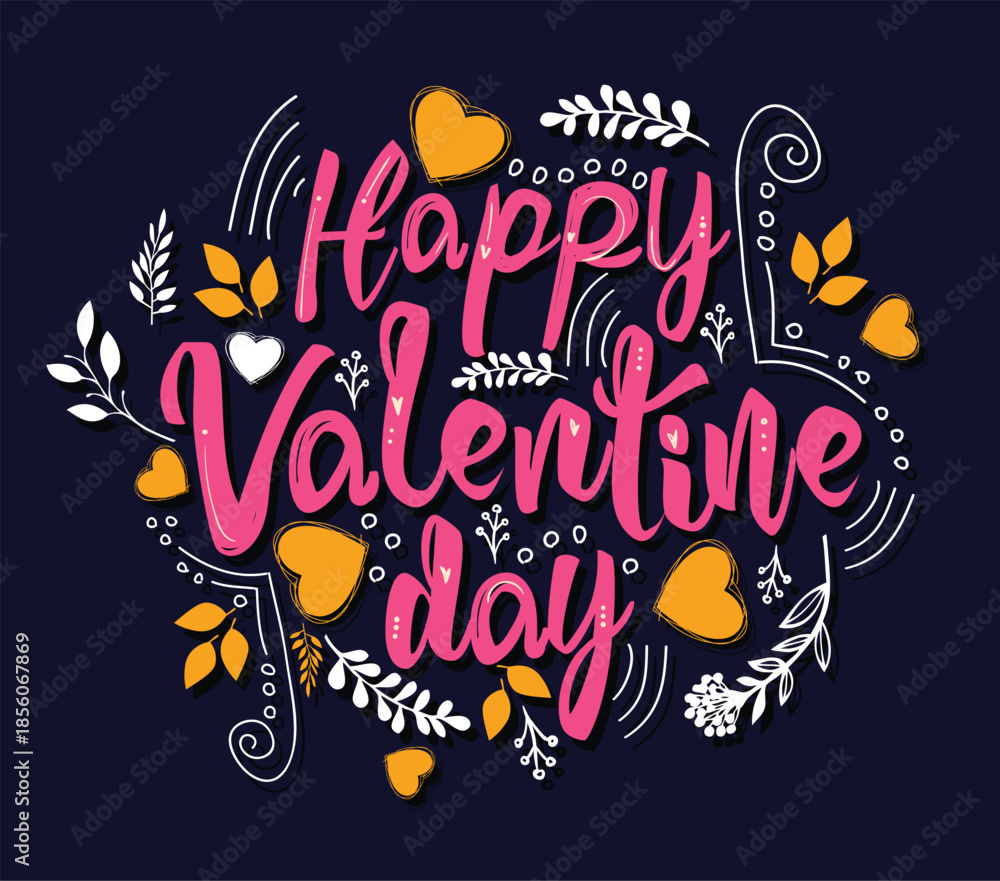 Fototapeta premium Happy valentine vector
