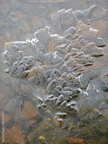 Interessante Struktur auf Eis