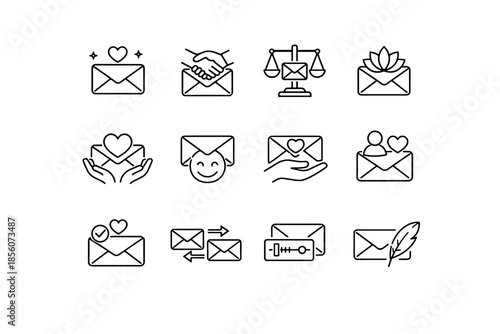 Sensitivity tone respectful language message wording icon writing vector mindful gentle icons