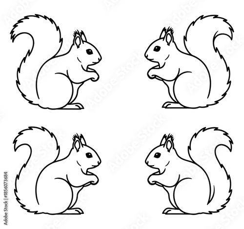 This list targets users looking for wildlife illustrations, nature-themed graphics, and woodland animal line art.