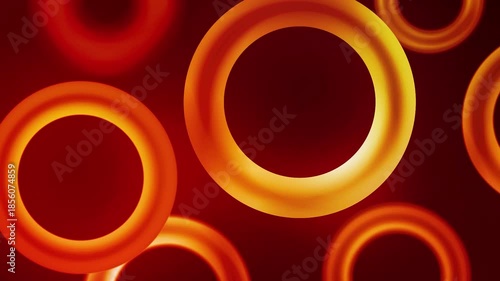 abstract glowing orange circles on dark background bokeh lights loop ready luxury soft vignette premium streak trails sleek bokeh lights sleek light effects background animation animated motion