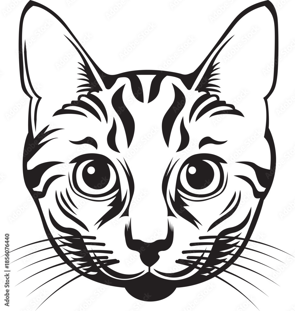 Obraz premium cat face