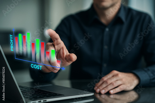 Businessman Analyzing Data