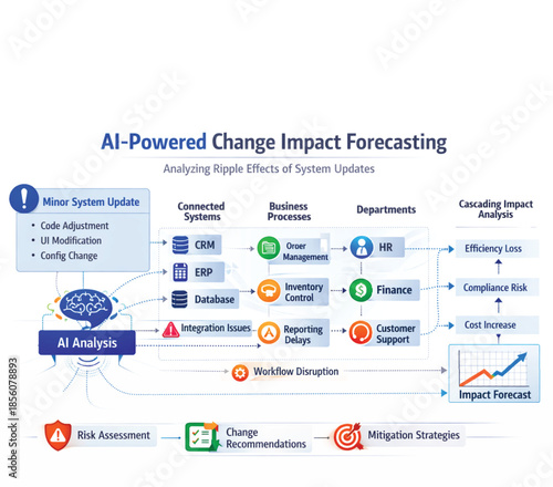AI Change Impact Forecasting System