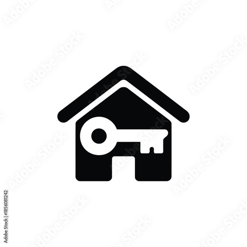 House with Dollar Symbol Icon Representing Mortgage Loans and Real Estate Finance