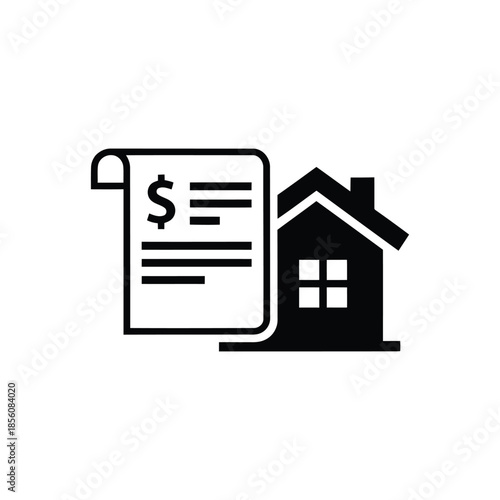 Moving Truck Delivery Icon Representing Residential Relocation Services and Logistics