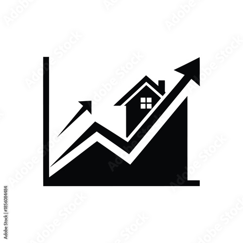 Modern Apartment Building Icon Representing Urban Housing Commercial Real Estate and City Property Development