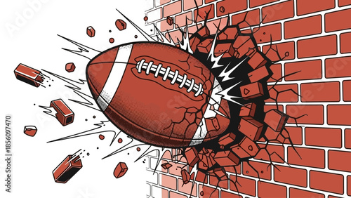 American football and basketball ball sports equipment illustration