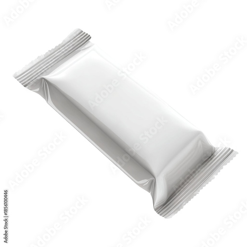 Plain Candy Bar Wrapper Isolated on Transparent Background