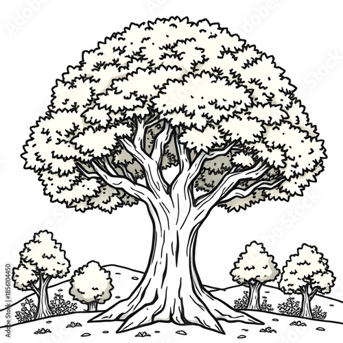 tree sketch line drawing, artistic pencil tree illustration, graphite tree sketch art, oak tree line sketch, maple tree trunk sketch, pine tree pencil art, nature doodle tree sketch, urban sketcher tr