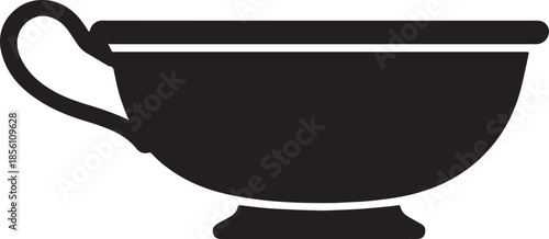 Black Tea Cup Icon