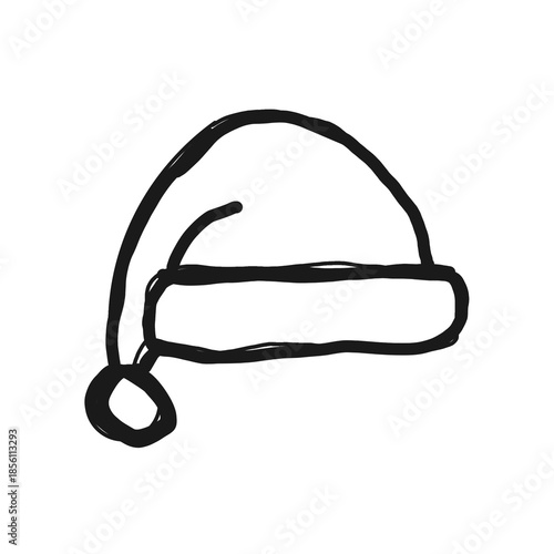 vector illustration of a pair of hats natals