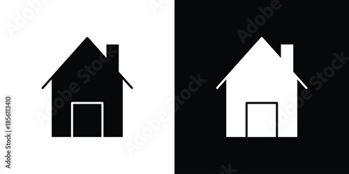 Home icons. Vector Template Illustration Symbol Pixels Perfect