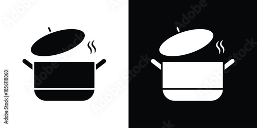 Pot icons. Vector Template Illustration Symbol Pixels Perfect