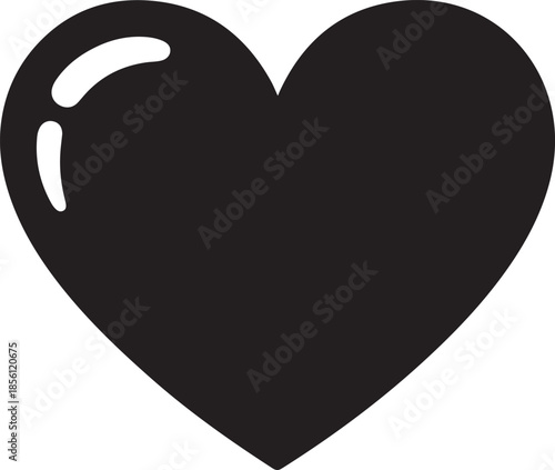 Rounded Heart SVG with Flattened Top Edges – Clean Cutting Minimal Vector Design