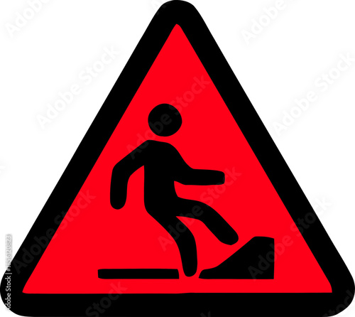 Set of safety hazard warning signs, Danger, caution, flammable, toxic, electric shock, radioactive, corrosive, poison symbols. Workplace health. Vector illustration !