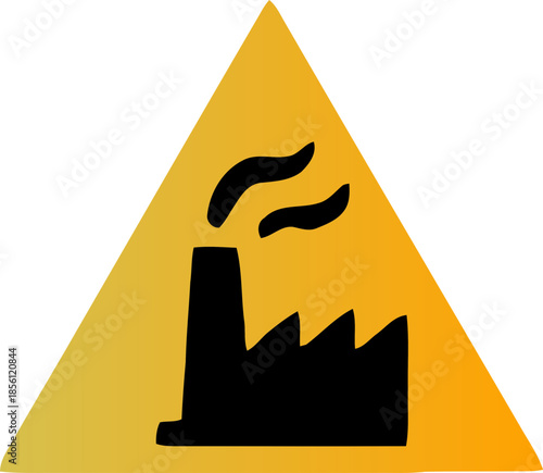 Set of safety hazard warning signs, Danger, caution, flammable, toxic, electric shock, radioactive, corrosive, poison symbols. Workplace health. Vector illustration !