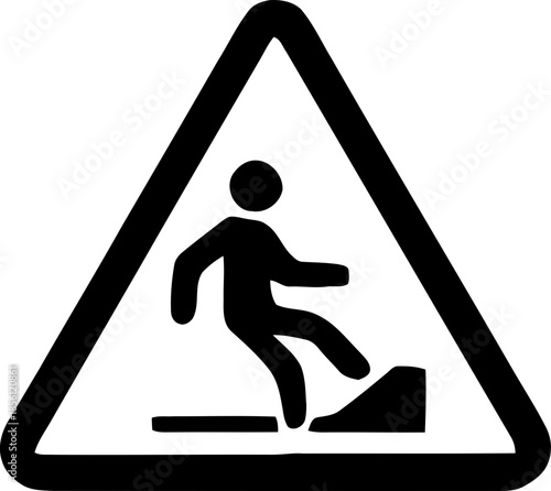 Set of safety hazard warning signs, Danger, caution, flammable, toxic, electric shock, radioactive, corrosive, poison symbols. Workplace health. Vector illustration !