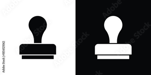 Stamp icons. Vector Template Illustration Symbol Pixels Perfect