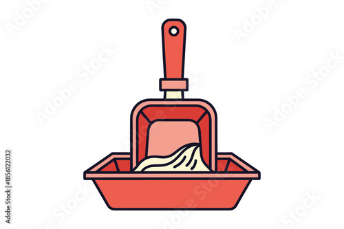 Pet Care Cat Litter Box with Cleaning Scoop