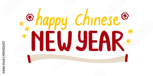 Vibrant Happy Chinese New Year celebration background