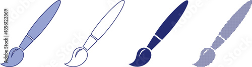 Kitchen Knives Isolated on White Background