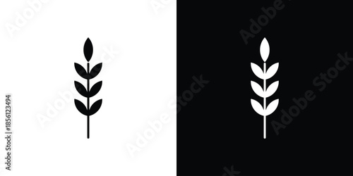 Wheat icons. Vector Template Illustration Symbol Pixels Perfect