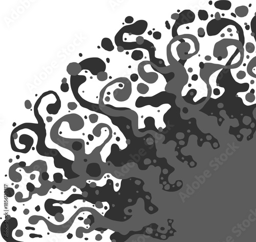 decorative sun illustration; ornamental solar corner adornment