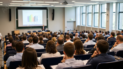 Wallpaper Mural Blurred background of the business conference a group of people on the stage presentation of the project public talk High quality banner with copy space : Generative AI. High quality  Torontodigital.ca