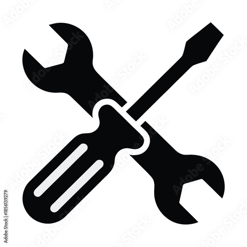 Tools repair maintenance service vector icon
